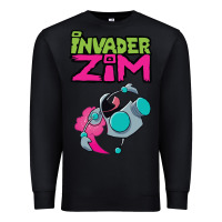 Black Invader Zim Gir Premium Sweatshirt - artisFamous