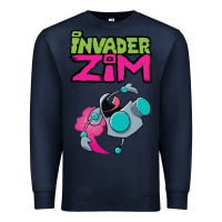 Navy Invader Zim Gir Premium Sweatshirt - artisFamous