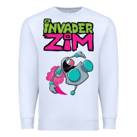 White Invader Zim Gir Premium Sweatshirt - artisFamous