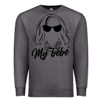 Charcoal Heather my bebe moira rose Premium Sweatshirt - artisFamous