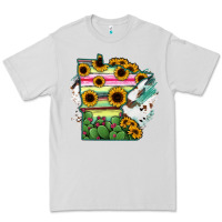 Dove Grey Minnesota State Map Premium Tee - RanaPortraitStore