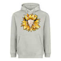 Moon Dust sunflower bull skull Heavyweight Hoodie - JahusDesignShop