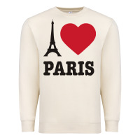 Sandshell i love paris eiffel tower funny Premium Sweatshirt - artisFamous