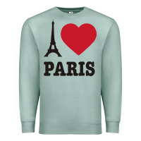 Seafoam i love paris eiffel tower funny Premium Sweatshirt - artisFamous