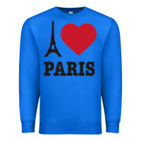 True Royal i love paris eiffel tower funny Premium Sweatshirt - artisFamous