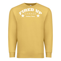 Antique Gold fired up garage Premium Sweatshirt - artisFamous