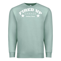 Seafoam fired up garage Premium Sweatshirt - artisFamous