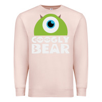 Pale Pink googly bear Premium Sweatshirt - artisFamous