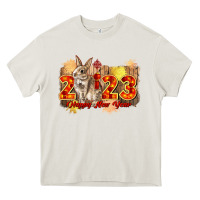 Cream chinese new year 2023 rabbit year Heavy Core Tee - CowGirlArtShop