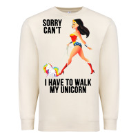 Sandshell wonder woman sorry can't Premium Sweatshirt - artisFamous
