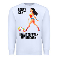 White wonder woman sorry can't Premium Sweatshirt - artisFamous