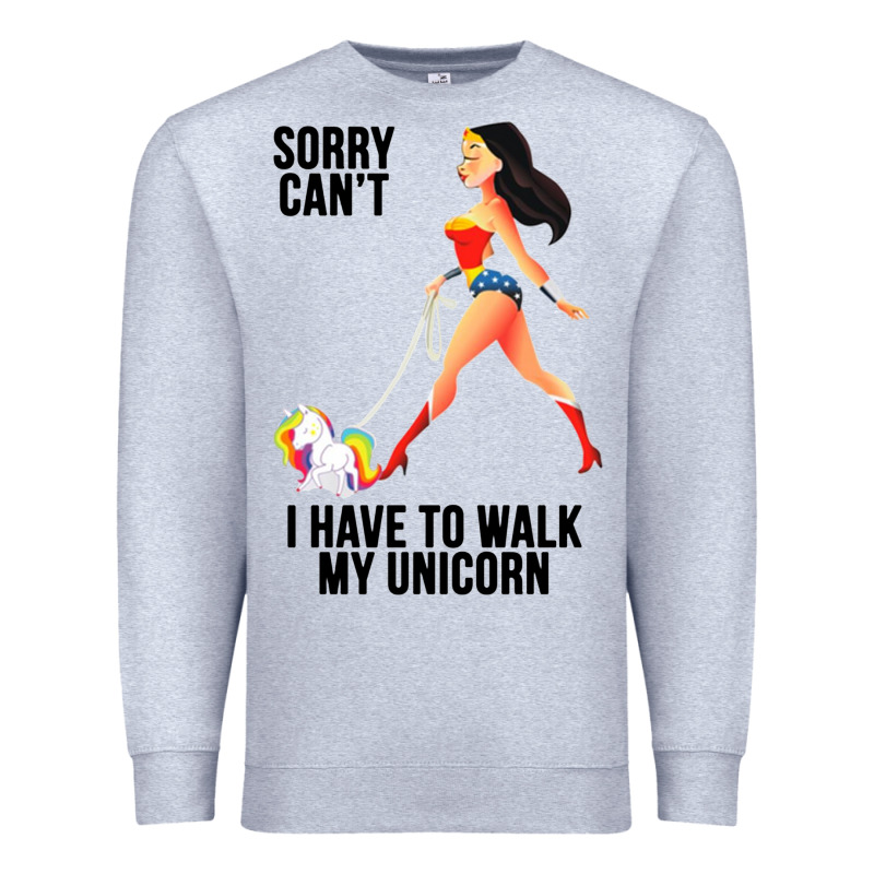 Wonder Woman Sorry Can't Premium Sweatshirt by artisFamous | Teevron
