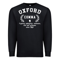 Black funny english grammar nerd Premium Sweatshirt - artisFamous