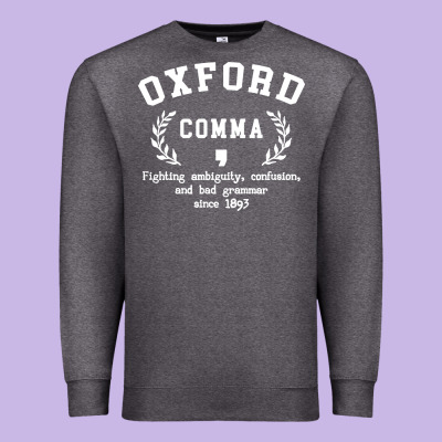 Funny English Grammar Nerd Premium Sweatshirt Designed By Artisfamous