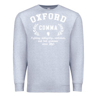 Heather Grey funny english grammar nerd Premium Sweatshirt - artisFamous