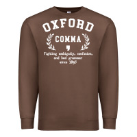 Chestnut funny english grammar nerd Premium Sweatshirt - artisFamous