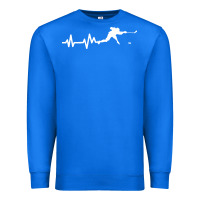 True Royal hockey player heartbeat ice Premium Sweatshirt - artisFamous