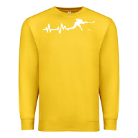 Lemon hockey player heartbeat ice Premium Sweatshirt - artisFamous