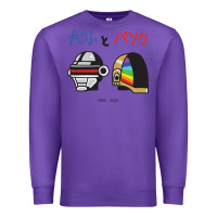 Purple DAFTPUNK Japanese Premium Sweatshirt - artisFamous