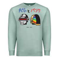 Seafoam DAFTPUNK Japanese Premium Sweatshirt - artisFamous