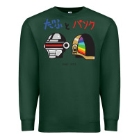 Sports Green DAFTPUNK Japanese Premium Sweatshirt - artisFamous