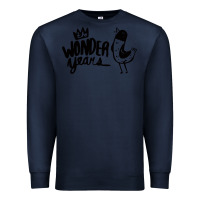 Navy The Wonder Years Premium Sweatshirt - artisFamous