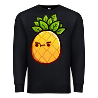 Black pineapple fruits Premium Sweatshirt - artisFamous