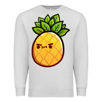 Dove Grey pineapple fruits Premium Sweatshirt - artisFamous