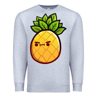 Heather Grey pineapple fruits Premium Sweatshirt - artisFamous