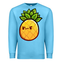 Ocean Blue pineapple fruits Premium Sweatshirt - artisFamous