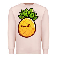 Pale Pink pineapple fruits Premium Sweatshirt - artisFamous