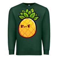 Sports Green pineapple fruits Premium Sweatshirt - artisFamous