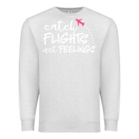 Oatmeal Heather flights Premium Sweatshirt - artisFamous