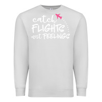 Dove Grey flights Premium Sweatshirt - artisFamous