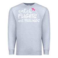 Heather Grey flights Premium Sweatshirt - artisFamous