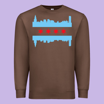 Awesome Chicago City Premium Sweatshirt Designed By Artisfamous