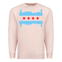 Pale Pink awesome chicago city Premium Sweatshirt - artisFamous