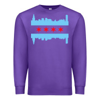 Purple awesome chicago city Premium Sweatshirt - artisFamous