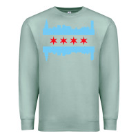 Seafoam awesome chicago city Premium Sweatshirt - artisFamous