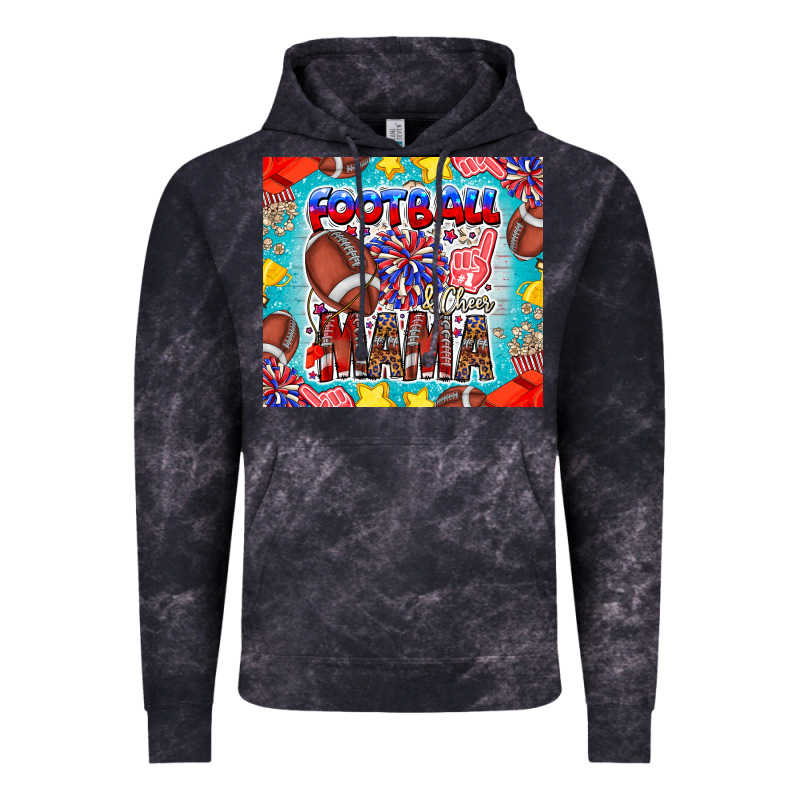 Football Mama Vintage Hoodie by CowhideDigitalArt | Teevron