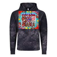 Cloud Black Football Mama Vintage Hoodie - CowhideDigitalArt