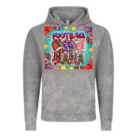 Cloud Rock Football Mama Vintage Hoodie - CowhideDigitalArt