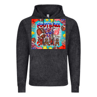 Vintage Black Football Mama Vintage Hoodie - CowhideDigitalArt
