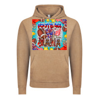 Vintage Coffee Football Mama Vintage Hoodie - CowhideDigitalArt