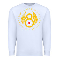 White mighty eighth   8th anniversary Premium Sweatshirt - artisFamous