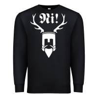 Black monty comedy python Premium Sweatshirt - artisFamous
