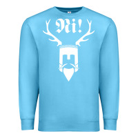 Ocean Blue monty comedy python Premium Sweatshirt - artisFamous
