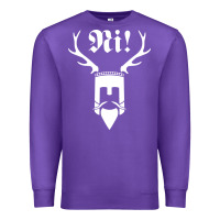 Purple monty comedy python Premium Sweatshirt - artisFamous