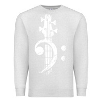 Oatmeal Heather musical guitar bass Premium Sweatshirt - artisFamous