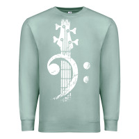 Seafoam musical guitar bass Premium Sweatshirt - artisFamous